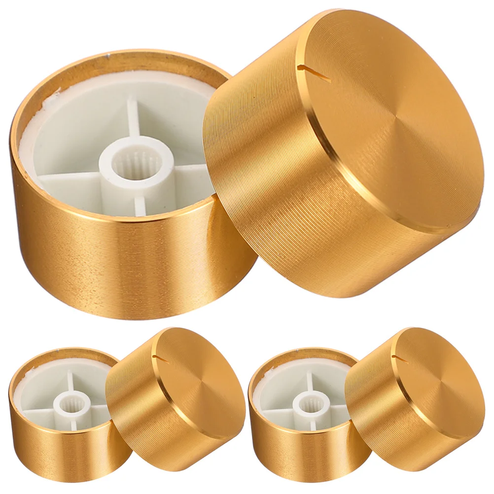 

6Pcs Aluminum Guitar Volume Control Knob Replacement for Electric Guitar Bass Amplifier Potentiometer Caps Accessories