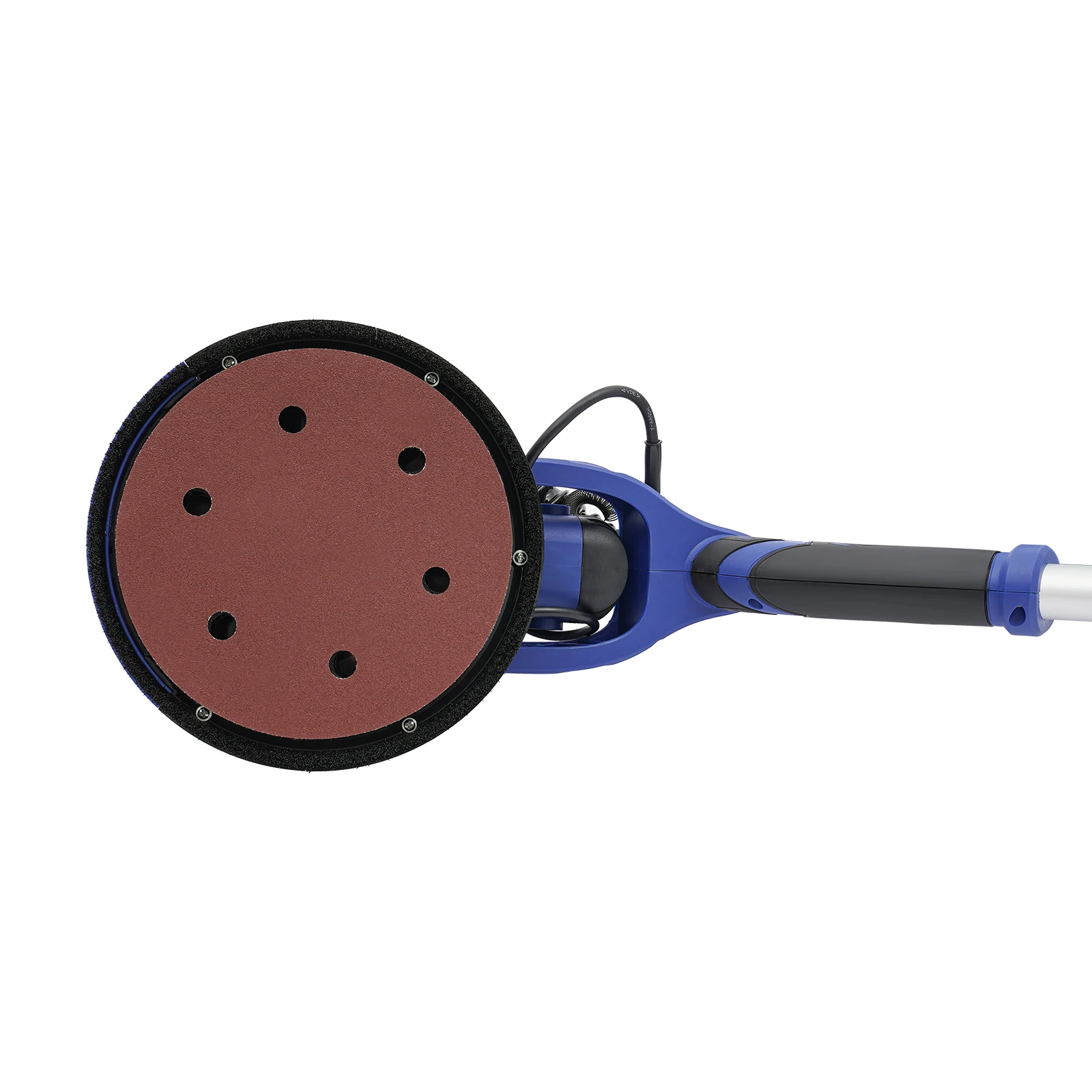 750 W elektrischer Trockenbauschleifer, verstellbare Polierscheibe und Länge, 6 Geschwindigkeiten, elektrische Trockenwand-Sandmühle zum Polieren und Glätten – Detail 4