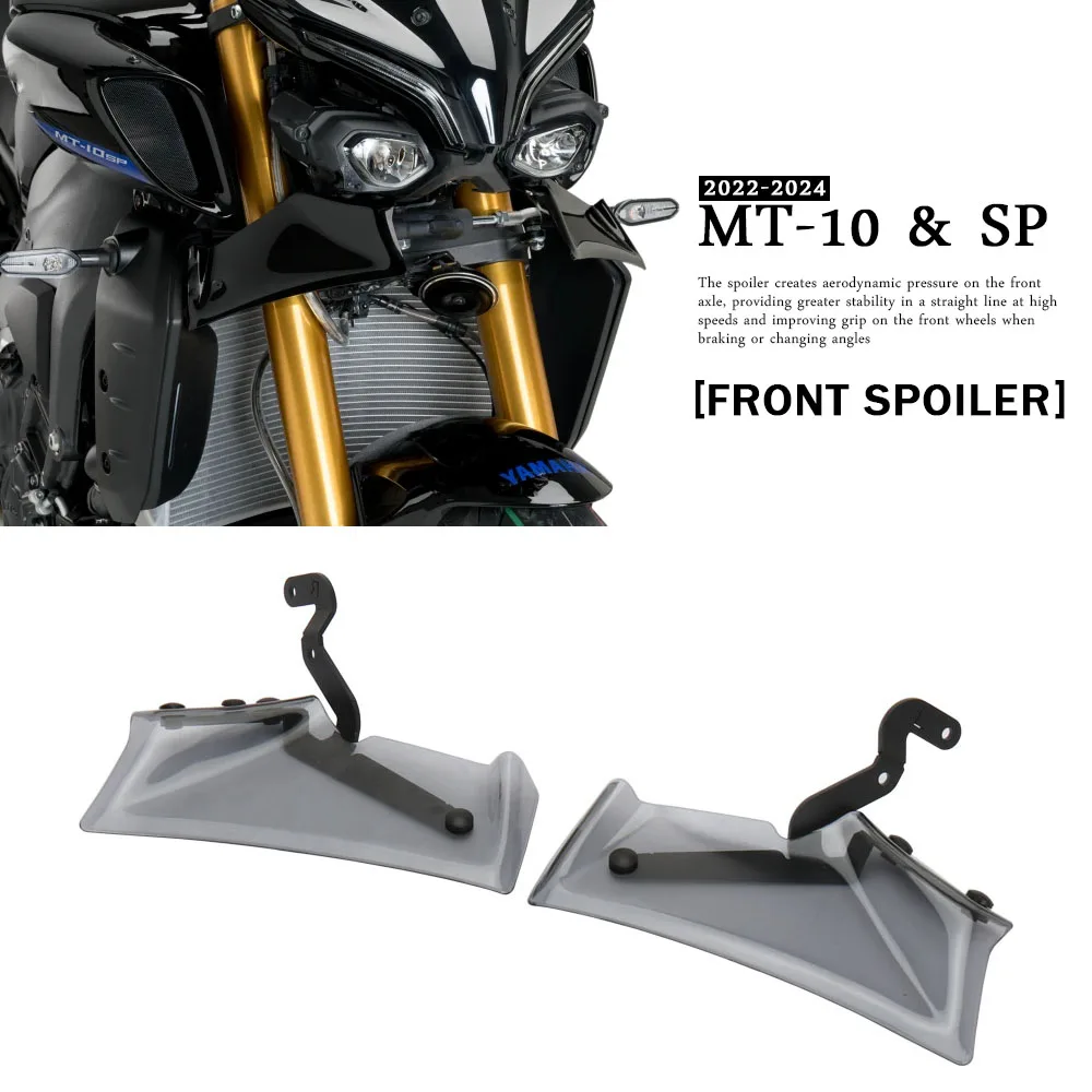 

New Motorcycle Front Wheel Fender Beak Nose Downforce Cowl Spoiler Cover For Yamaha MT-10 MT10 mt10 MT 10 SP 2022 2023 2024