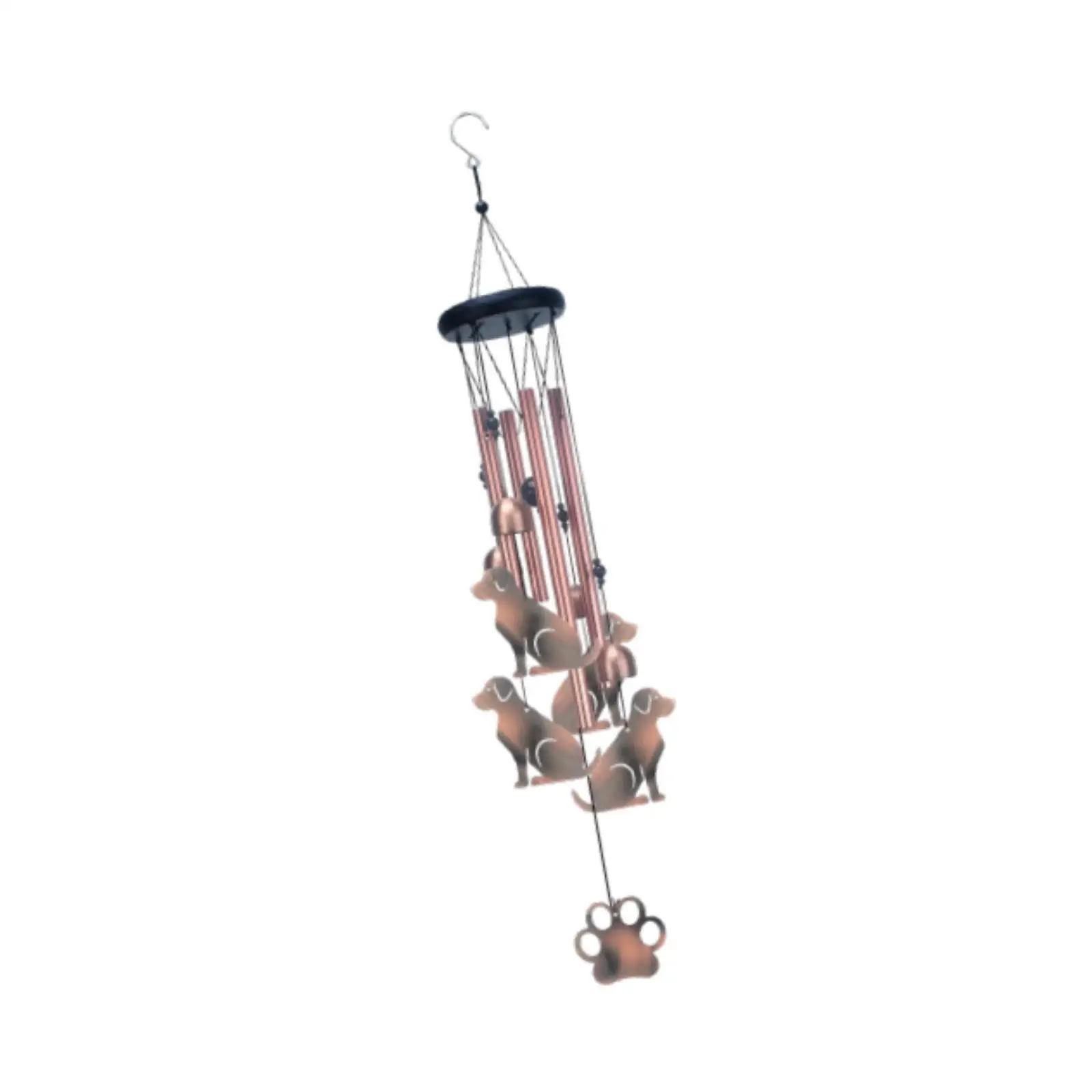 Aluminum Wind Chime Garden Patio Metal Sympathy Memorial Gift Outdoor Hanging Decor for Trees Fences Balcony
