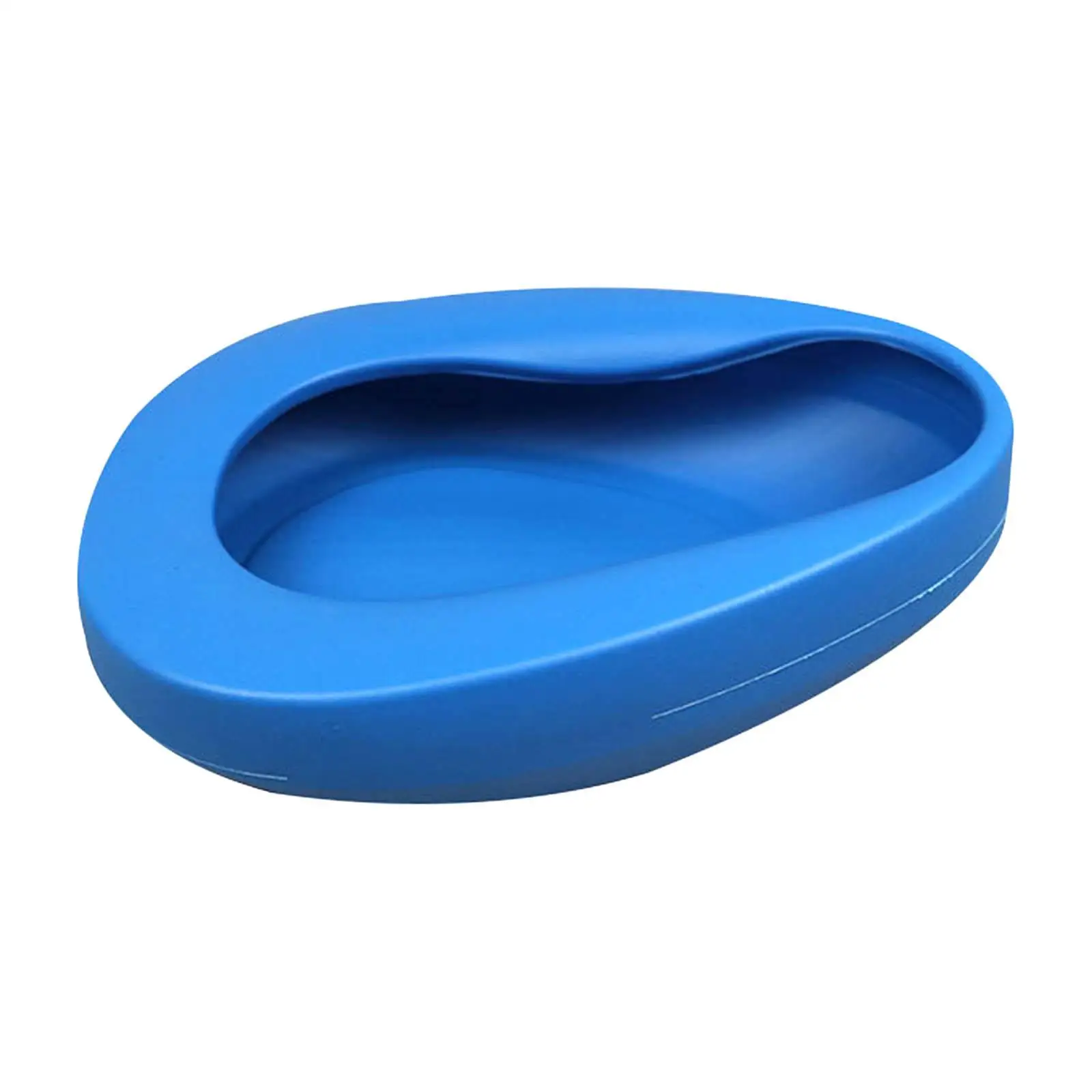 Portable Bedpan Heavy Duty Reusable Lightweight Durable Thicken Plastic Stable Bed Pan for Bedridden Patient Elderly Women Men