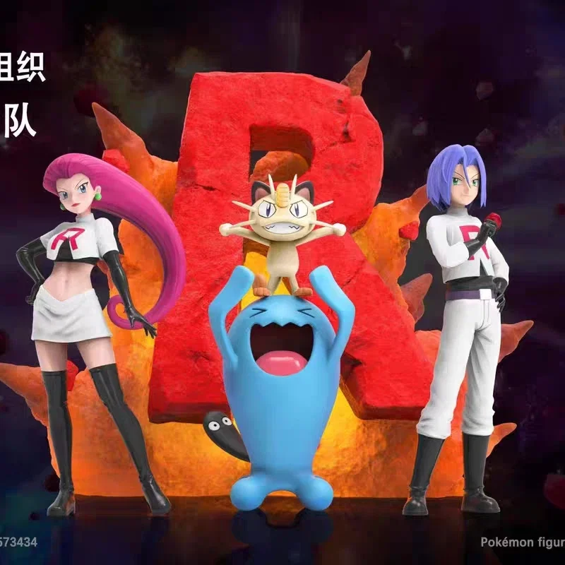 【Heißer Verkauf】Anime Pokemon Figur Rocket Team Actionfiguren 3-11 cm PVC Actionfiguren Sammlung Modell Spielzeug Geschenke