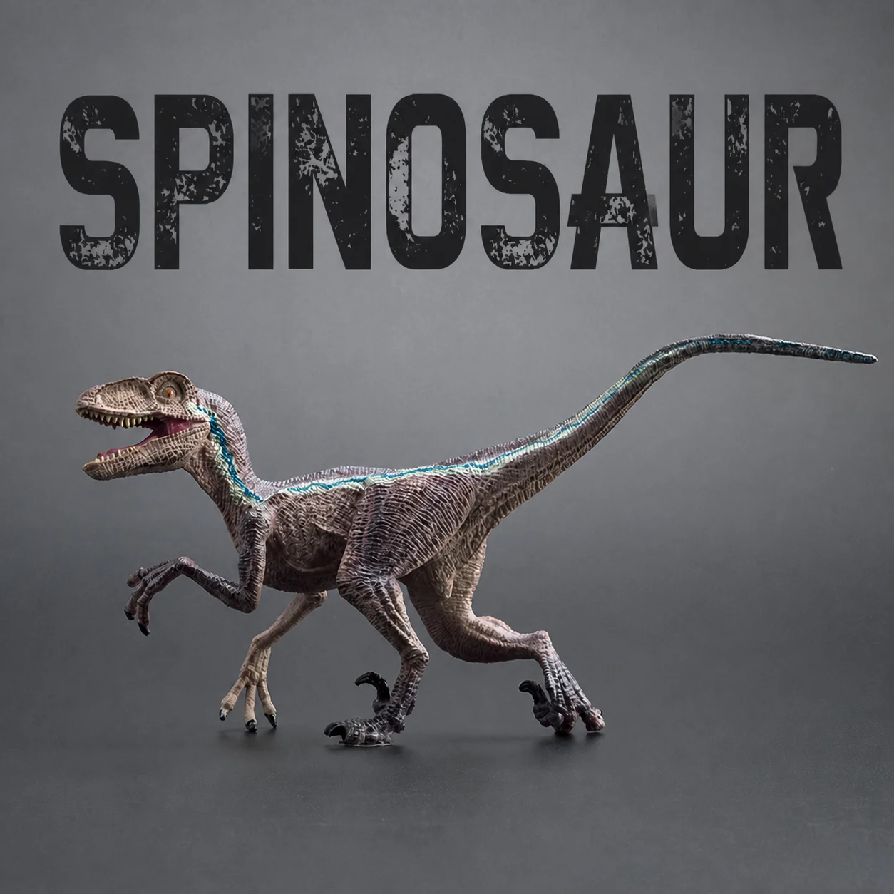 Spinosaurus Realistic Jurassic Dinosaur Model Solid Hard Rubber Simulation Toy For Adult Dinosaur Collectors Home Display Decor view 6