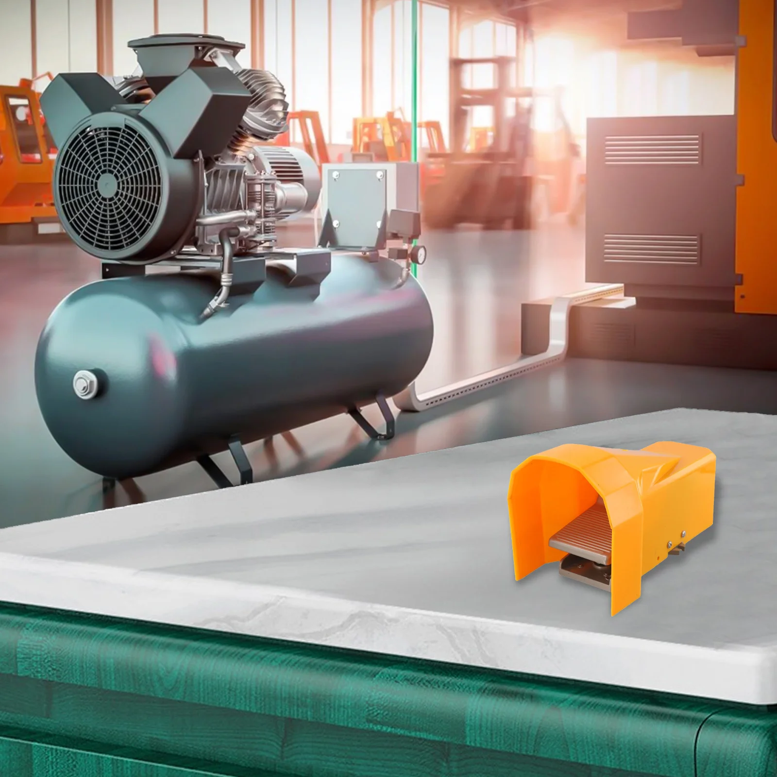 

High Efficiency 5 Way 2 Position Pneumatic Foot Valve with Non Destructive Hydraulic Operation and Aluminum Construction