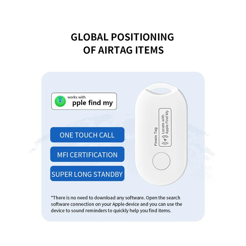 B30C-GPS トラッカースマートタグ Bluetooth ロケーター追跡デバイスアイテムファインダーキー財布荷物ペット用 IPHONE/IPAD/MAC