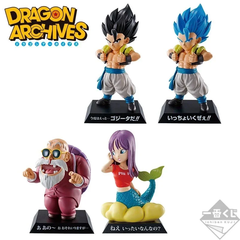 Figuras de acción de Dragon Ball, Banpresto, Kame, Sennin PIE, Super Saiyan, Gogeta, modelos de Juguetes