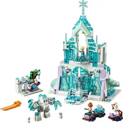 Miniso Disney Elsa's Magical Ice Palace Building Blocks Cinderella Princessing ice Castle Legogoes Friends 41148 Girl Model Gift