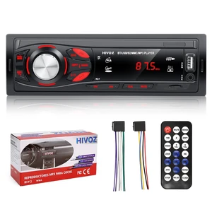 Vihoz rádio de carro áudio 1 din bluetooth estéreo mãos-livres chamando mp3 player receptor fm com cartão aux/usb/tf no kit traço 12 principais vendas radio para carro - №8