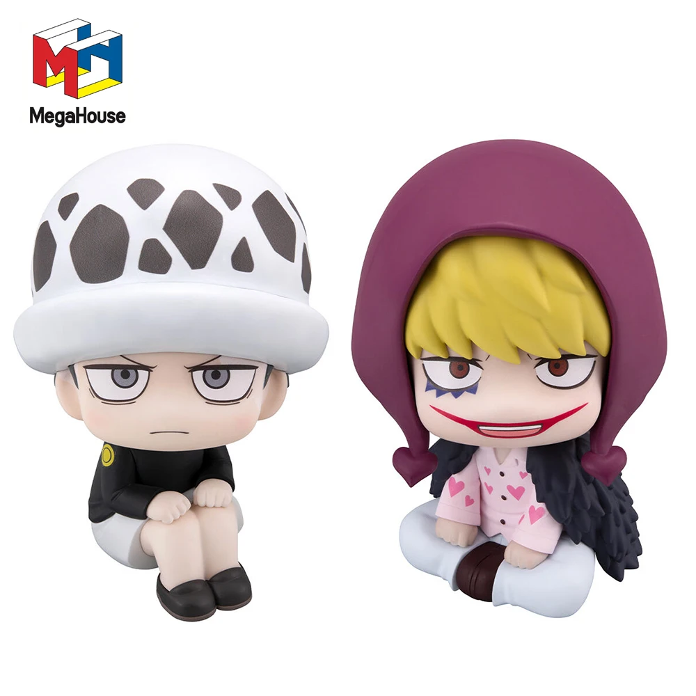 

Original MegaHouse Look up ONE PIECE Donquixote Rosinante Trafalgar D. Water Law Q-version Action Figure 11Cm Anime Model Toys