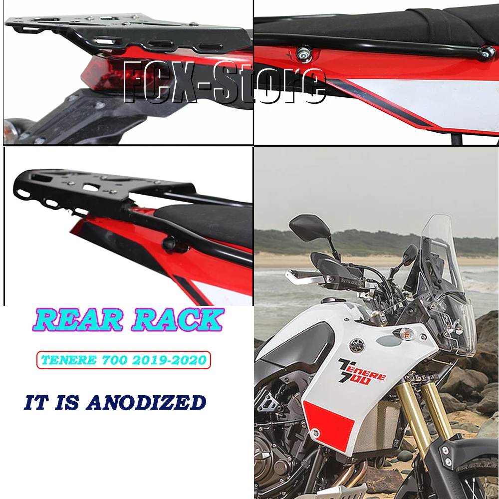 

For Yamaha Tenere 700 2020 2019 Rear Luggage Rack NEW Motorcycle Accessories Top Case Rear Rack Carrier