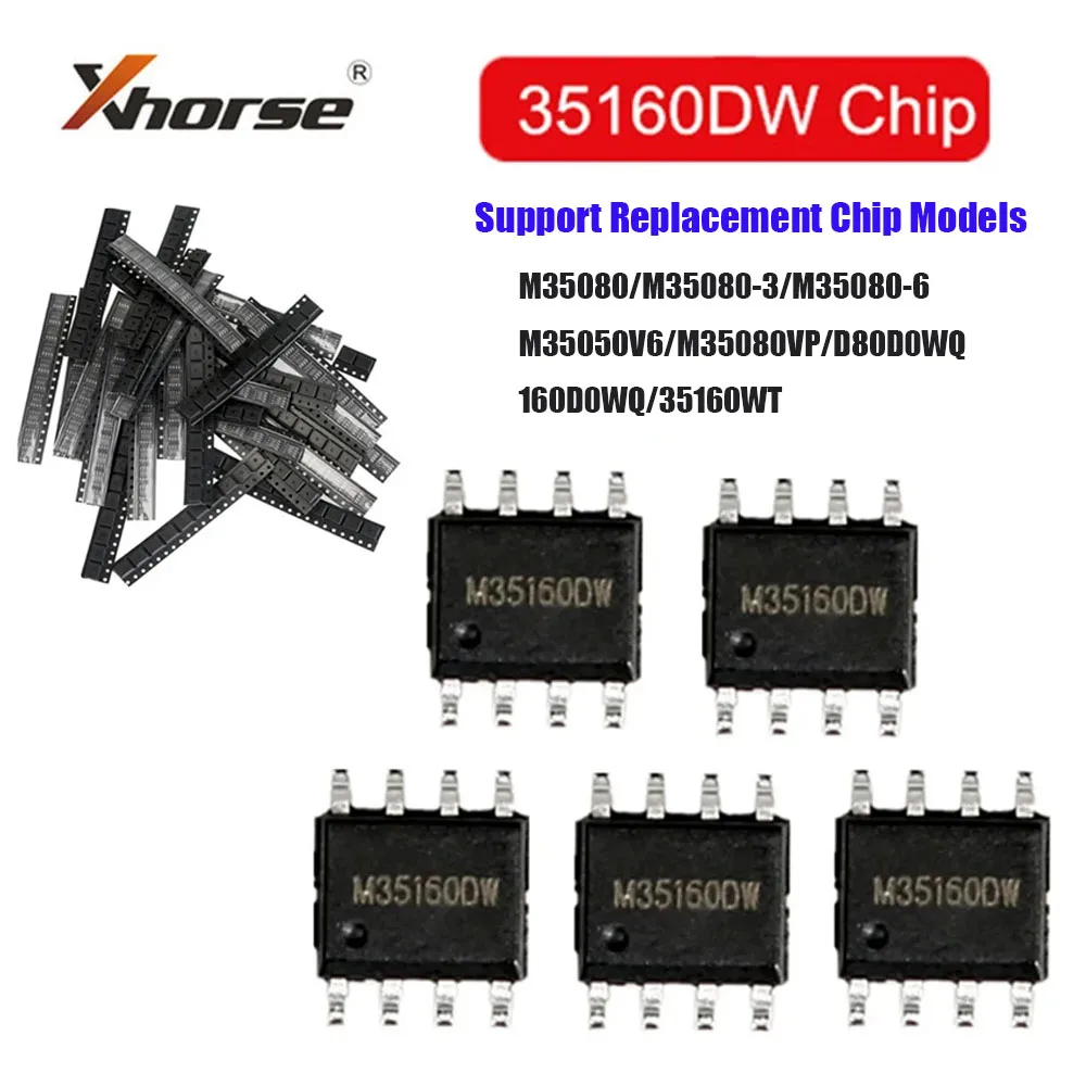 Чип Xhorse VVDI Prog 35160DW, замена адаптера M35160WT, сброс красной точкой, симулятор не требуется, пайка с программатором ключей, сотрудничество Чип Xhorse VVDI Prog 35160DW, замена адаптера M35160WT, сброс красной точкой, симулятор не требуется, пайка с программатором ключей, сотрудничество