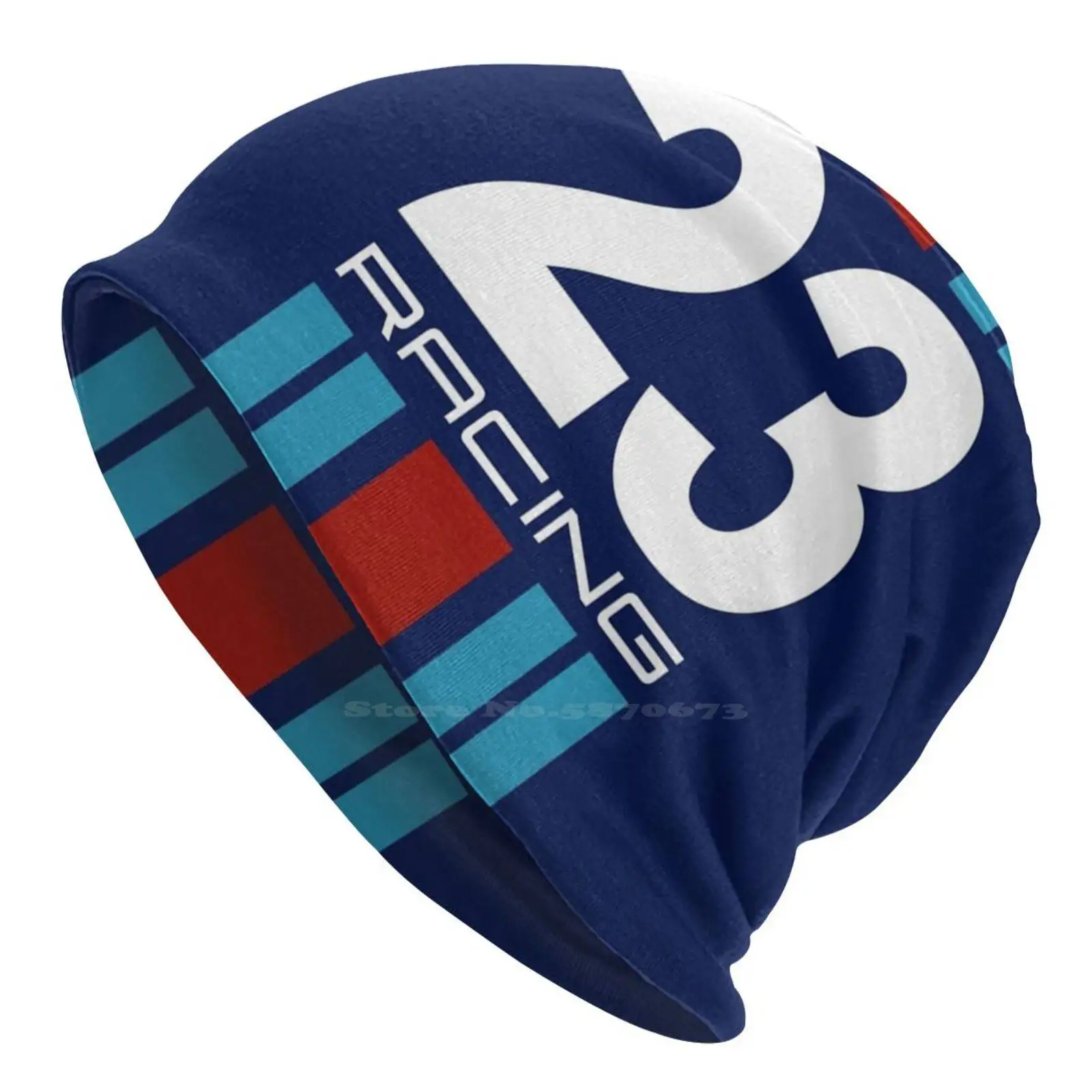 Racing Colours No23 Knitted Hat Warm Beanie Outdoor Caps Racing Colours Racing Colours Car Racing Motorsport Le Mans Classic