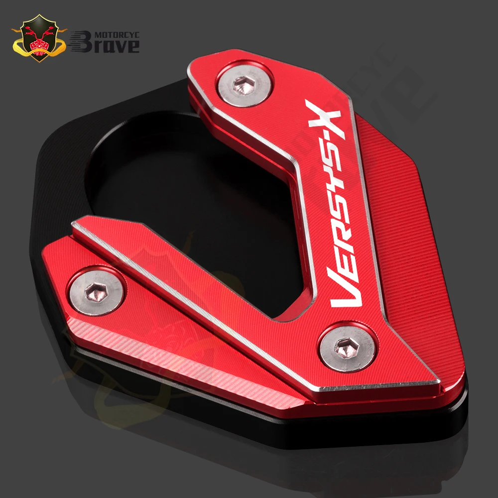 

For Kawasaki VERSYS-X 300 VERSYSX 300 VERSYS X300 X 300 Motorcycle Accessories Side Stand Enlarge Plate Kickstand Enlarge Pad