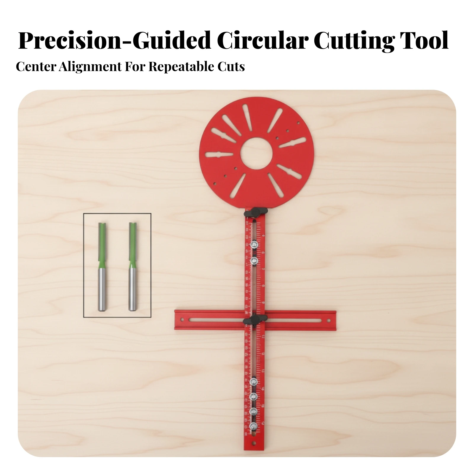 Ahşap İşleme Freze Daire Şablo - Router Bits For Woodworking incelemesi ve fiyatı