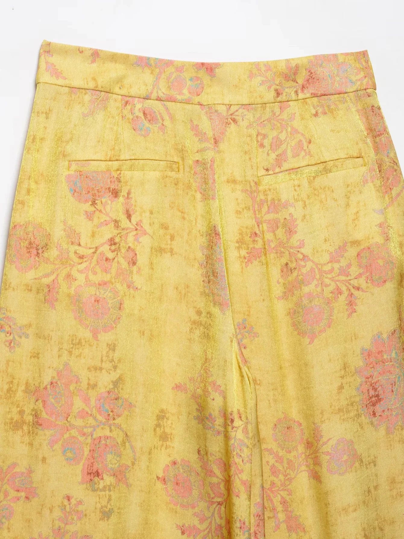 KONDALA Damen Elegantes Vintage Bedrucktes Hosenset mit Seilknoten-Hemden, Lange Hosen 2026 Frühling Herbst Urlaub High-Street-Set – Detail 21