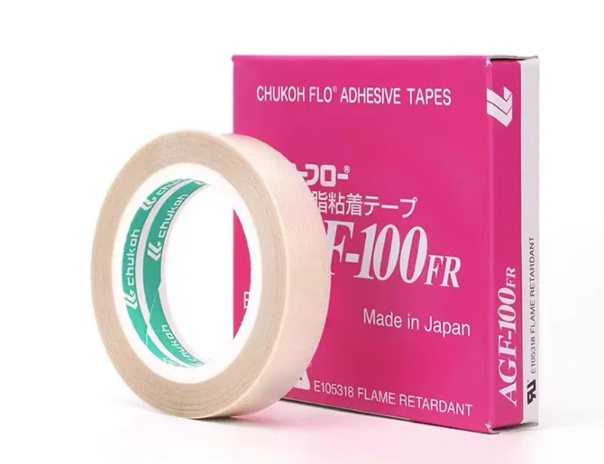 Original imported genuine Zhongxing Huacheng AGF-100FR iron Teflong high temperature tape tape 13mm 19mm 25mm 35mm 50mm 100mm