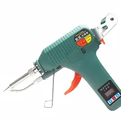 Soldering Iron Kit Automatic One Hand Soldering Adjustble Temperature Welding Tool for Welding Circuit Board Home DIY