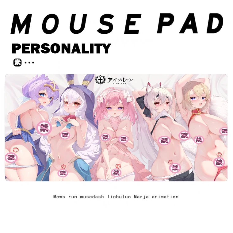 Mouse Pad Anime Girl mousepad Sexy Girls Naked Without Gonna Sit Mouse mat Gaming Computer mat Hentai anime mouse pad