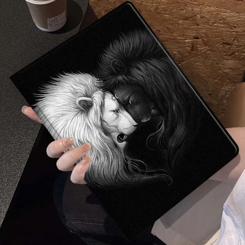 Art Lion Creative Picture For Samsung Galaxy Tab S11 S10 S9 S8 S7 S6 A10.1 A9 A8 A7 10.1 Lite FE Plus Inch Tablet Case