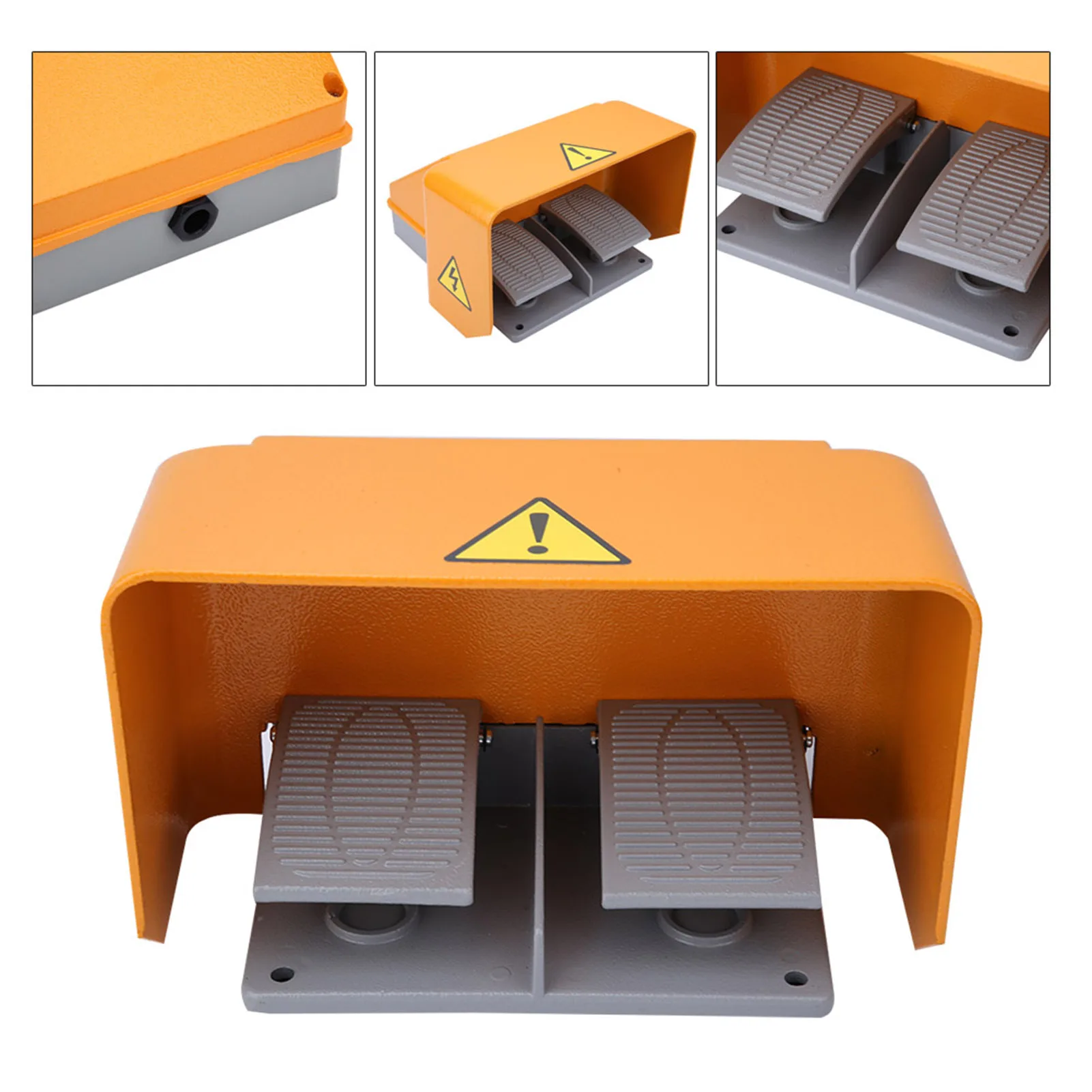 

Foot Pedal Controller YDT1-18 Double Foot Control Pedal with Full Aluminum Shell