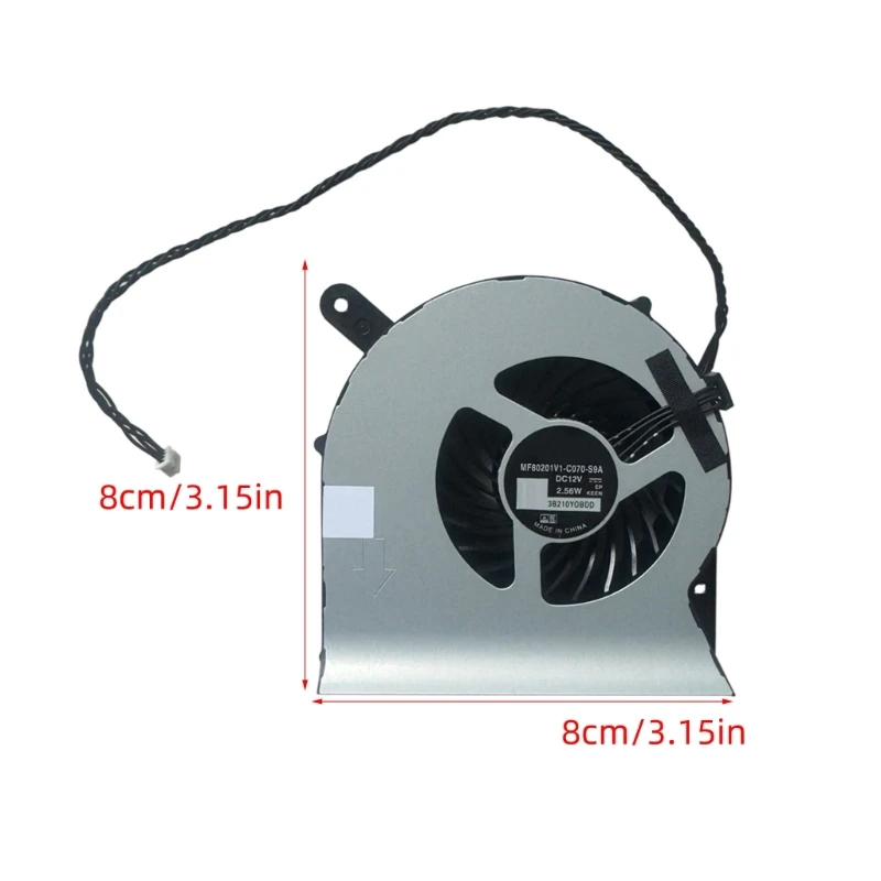 Ventola raffreddamento della CPU per NUC9VXQNX NUC9i9QNX NUC9 Extreme 12V 0.6A 4 pin Laptop Raffreddatori CPU Radiatori