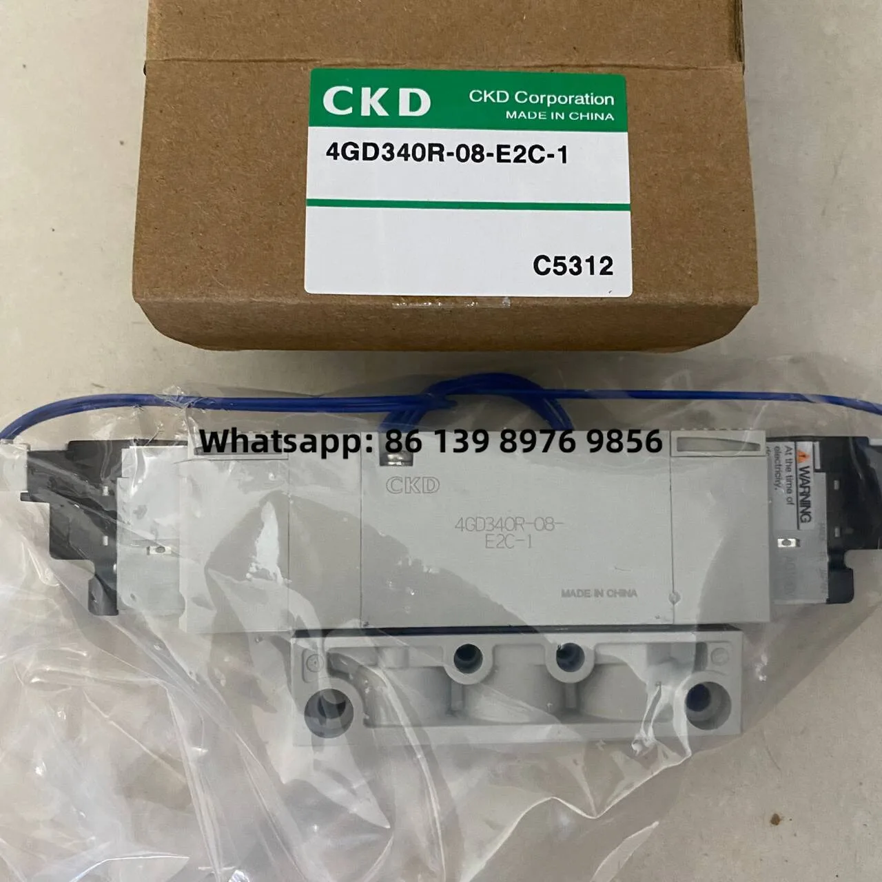 In-Stock Original CKD Solenoid Valve 4Gd340r-08-E2c-1 Ac100v 4Gd340-E2c  Brand New