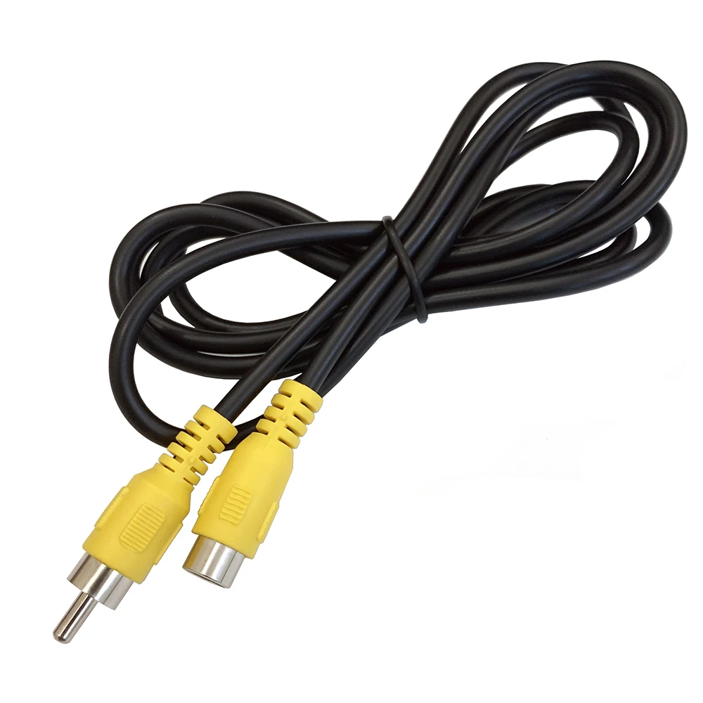 

1.5m RCA male to female Cable M/F RCA Plug Connector Audio Video Extension Coaxial wire Cord for HDTV High-quality