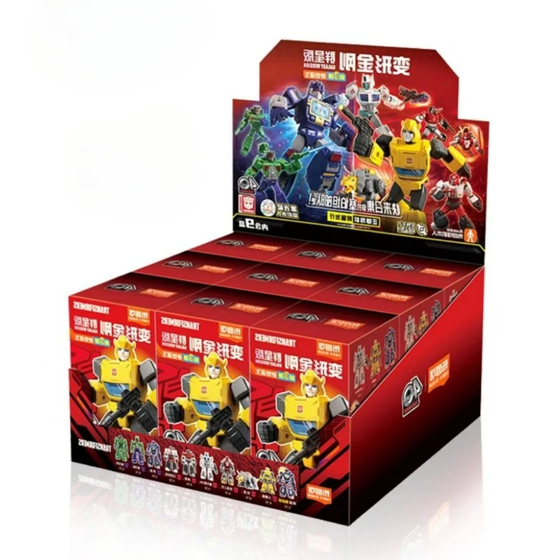 Blokees Transformers Optimus Prime Soundwave Genuine surprise blind box joint movable doll model ornaments children's toys gifts