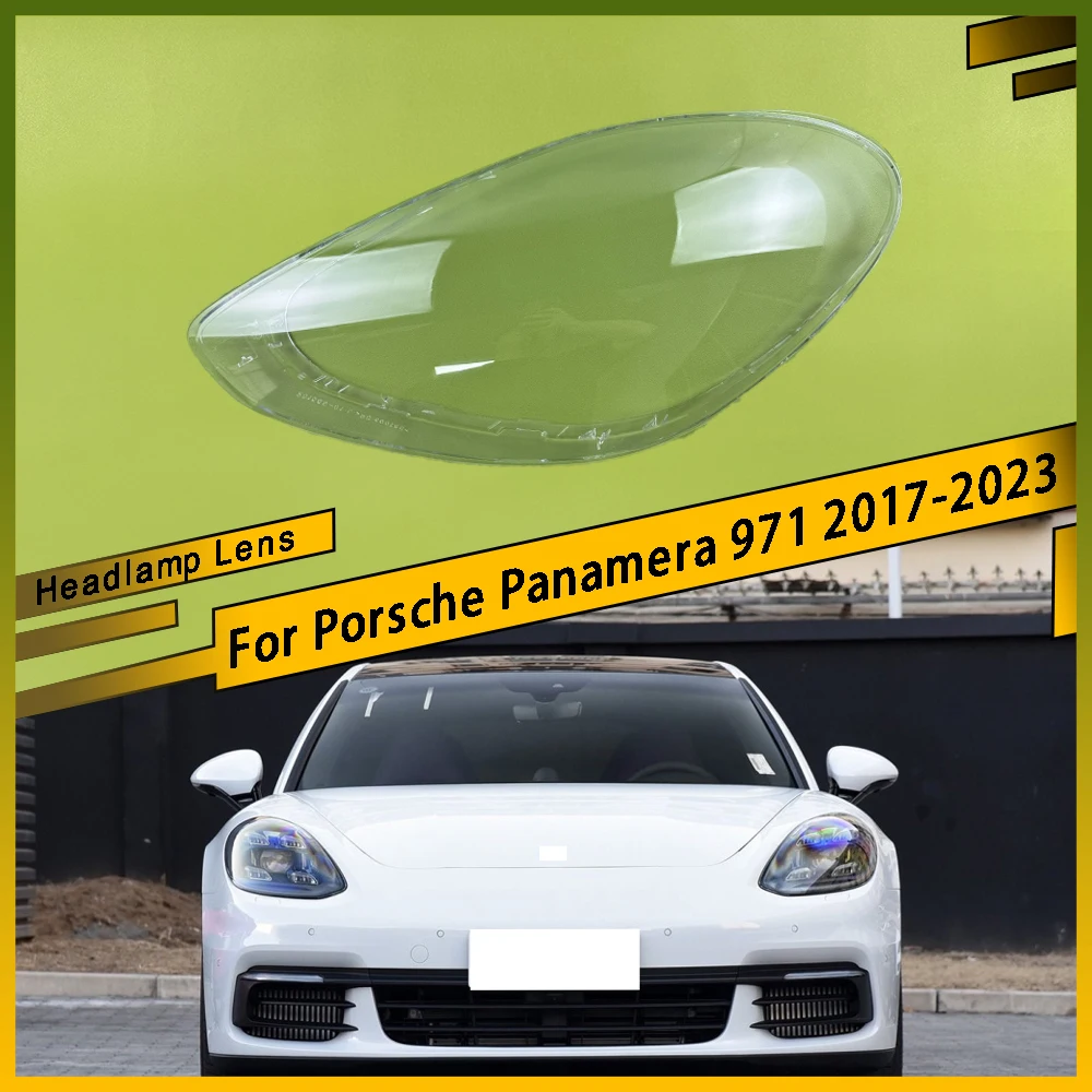 

Transparent Headlamp Lamp Shell Lens Headlight Cover Plexiglass Replace Original Lampshade For Porsche Panamera 971 2017 - 2023