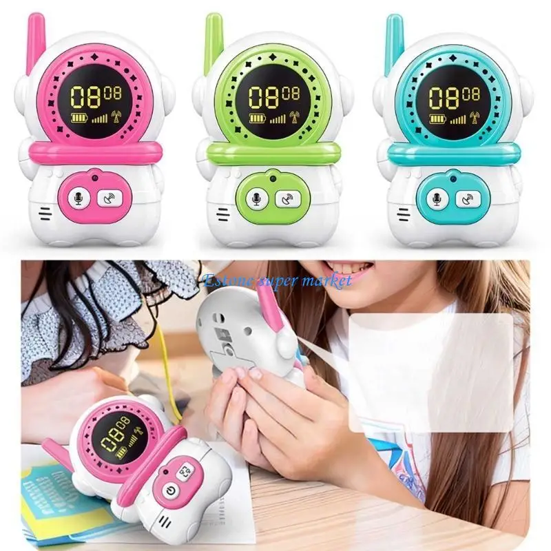 Bộ đàm 090B dành cho trẻ Đồ chơi đa chức năng để vui chơi ngoài trời và khám phá Thiết bị liên lạc cầm tay mini