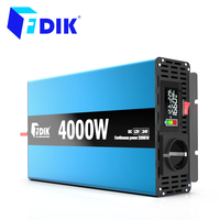 FDIK Inverter 12V 220V Pure Sine Wave Inverter 4000W 6000W With Color Screen Display Solar Power Converter For RV And Camping