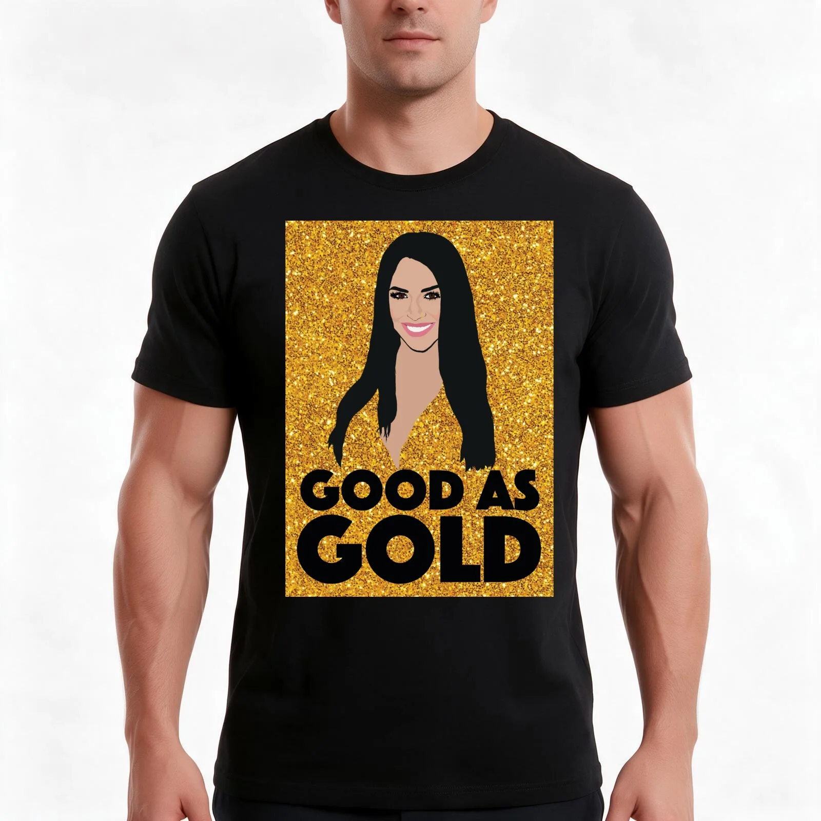 SCHEANA SHAY Good As Gold VPR (Vanderpump Rules) T-Shirt, Summer Casual Cotton Tee, Oversized Streetwear Tops, Unisex Men Women