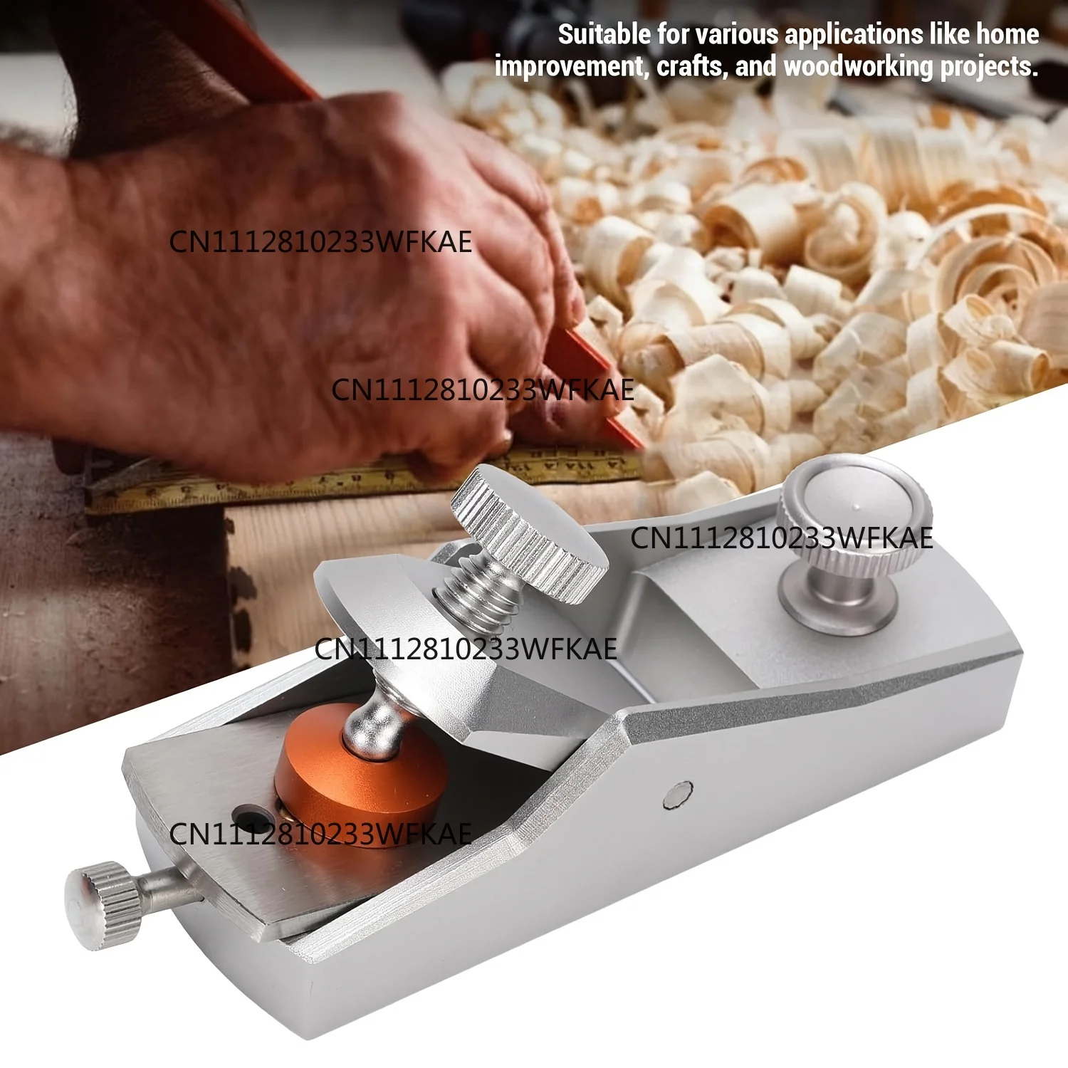 Wood Planer Hand for Woodworking, Block Plane, Small Plane Ebony Woodworking For Planing Smoothing Flat Bottom Trimming DIY