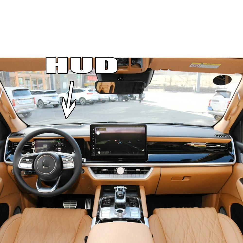 Car-styling Suede Leather Dashmat Dashboard Cover Dash Mat Accessories for Great Wall  Tank 500 Tank500 2022 2023 2024  Hi4-T