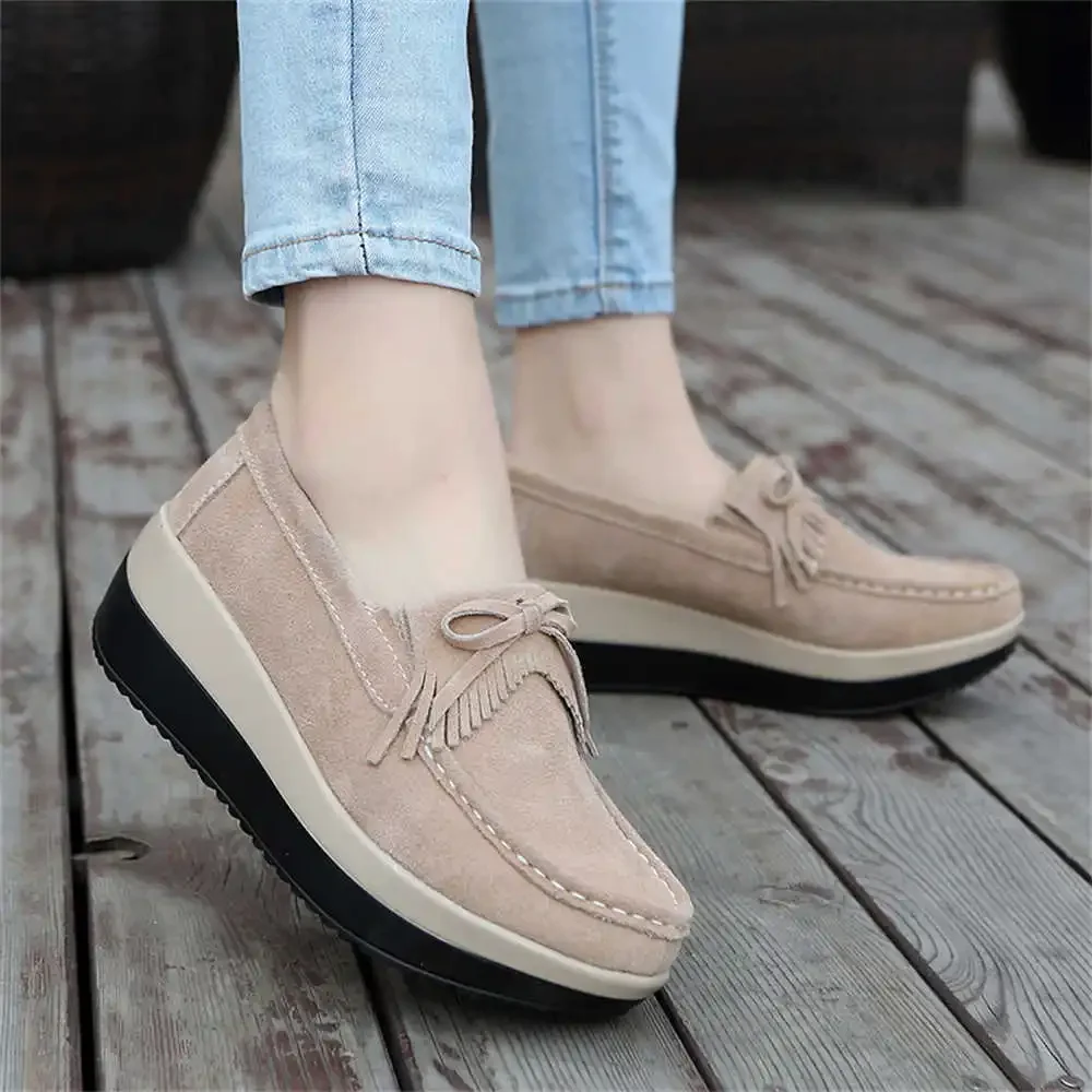 Thick Bottom Mocassim Shose Brand Women Vulcanize Shoes Ladies Designer Female Gym Sneakers Sports Basquet To Play Tens