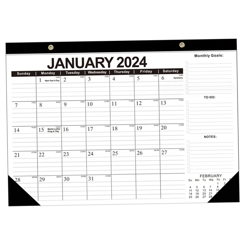 

17 X 12 Inch From Jan. 2024 - June 2025 Monthly Planner 2024 Calendar 2024-2025 18 Month Wall Calendar