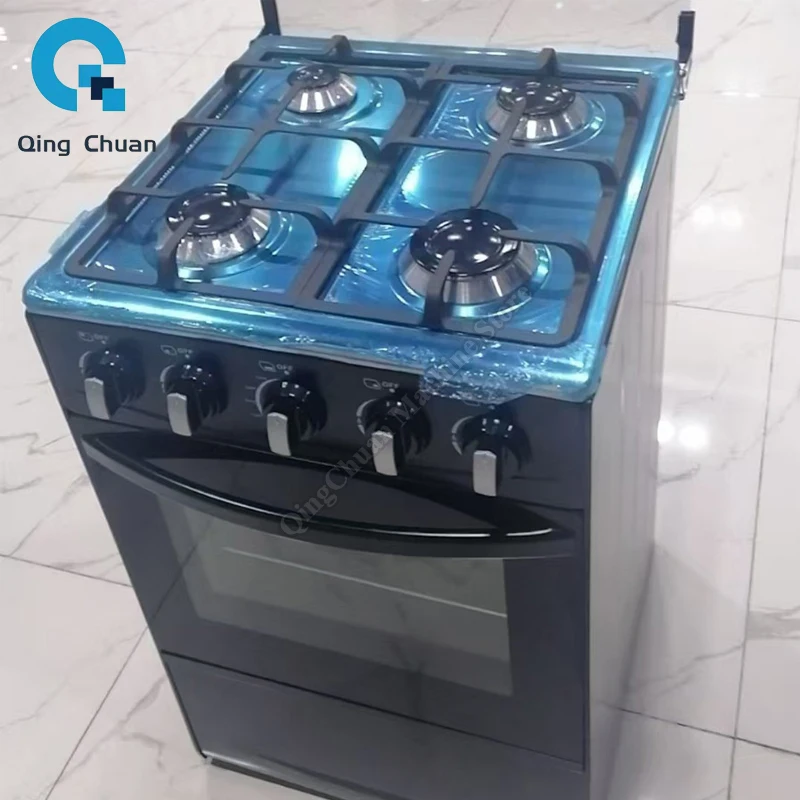 Kitchen Oven Embedded Multi Eye Four Stove Gas Stove Stove Connected Upright Barbecue 500 Wide Oven