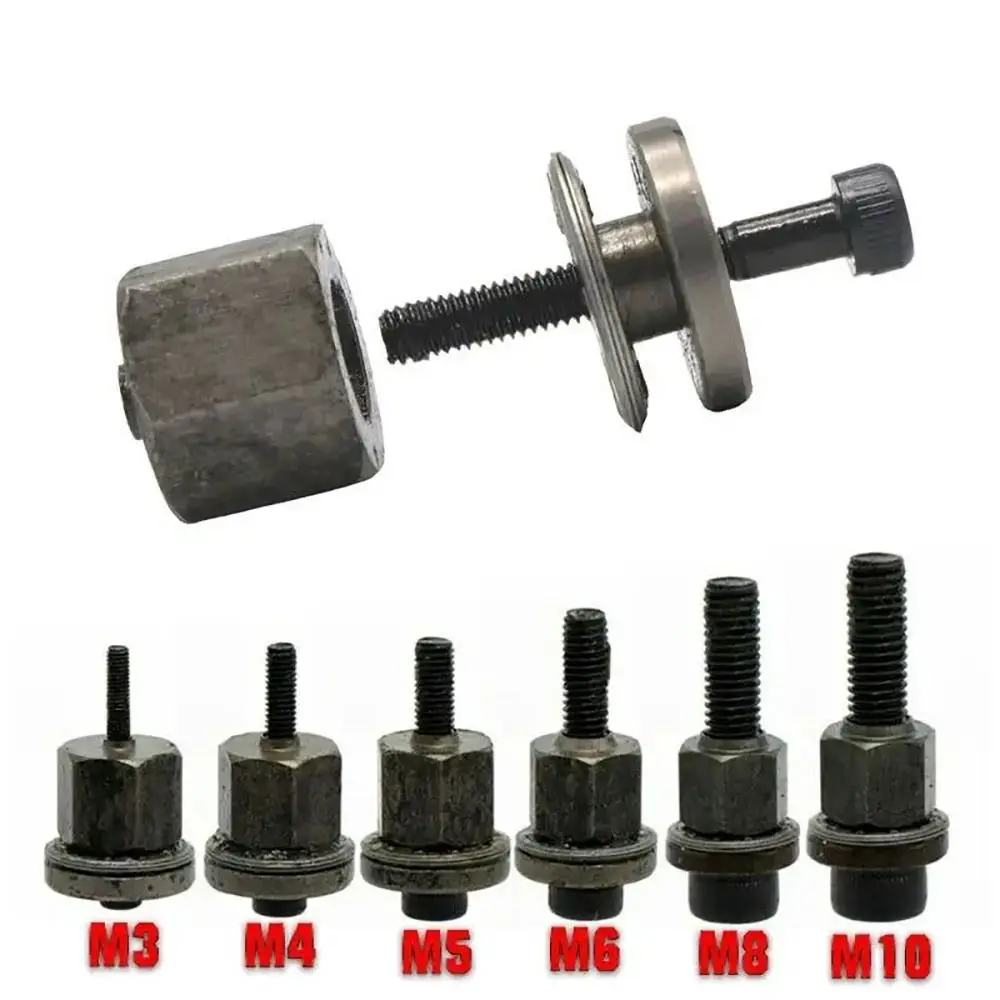 

1Pcs M3 M4 M5 M6 M8 M10 Hand Rivet Nut Mandrel Staple Easy Installation Head Rivet Tool Set For Rivet Nut Torch