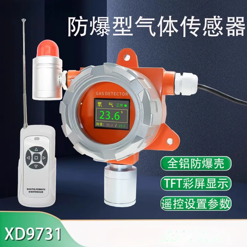 

Industrial Explosion-Proof Oxygen Detector, Ammonia Concentration Detector, C2O Carbon Dioxide Alarm Gas Detector