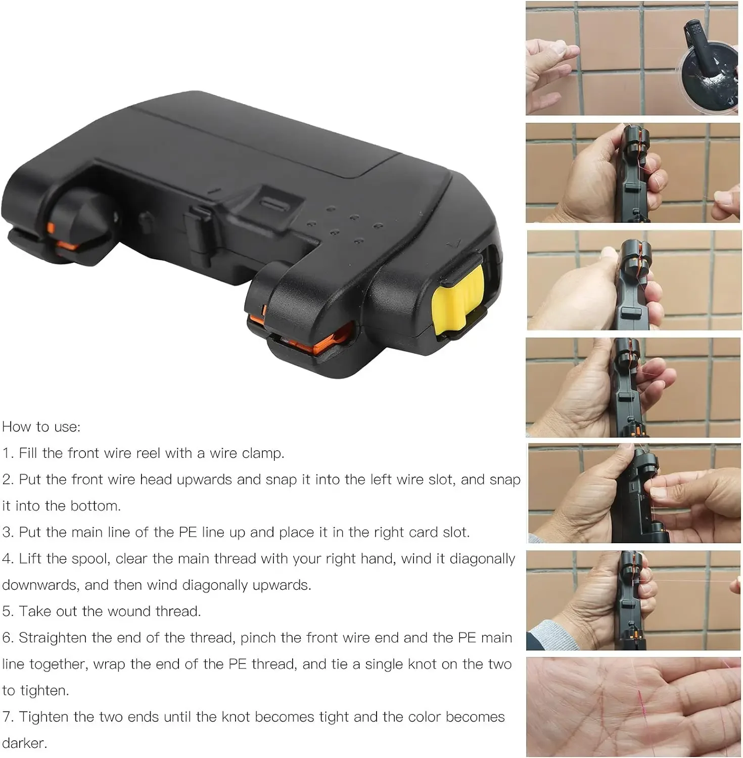 Electric Fishing Line Knotter Quick Assist Luya Fish Hook Line GT Electric Knotter Fishing Reel Fishing Gear Accessories - view 5