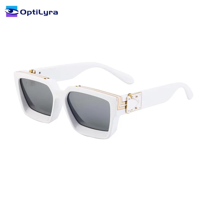 

OptiLyra Brand Men's Fashion Punk Wind Sunglasses Women's Luxury Trend Sunglasses UV400 Protective Glasses