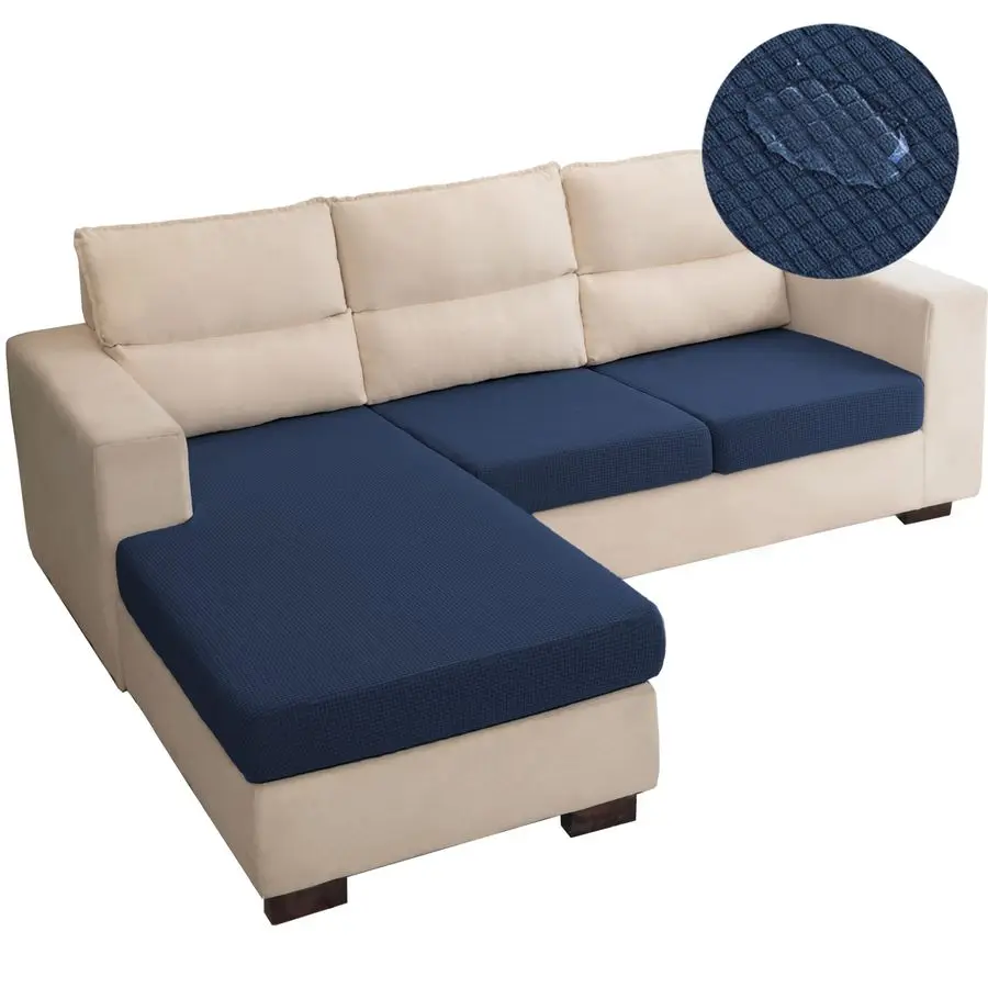 

Repellent Sectional Couch Covers L Shape, Stretch Sofa Seat Cushion Slipcovers Separete Chaise Lounge Cover Furniture Protector