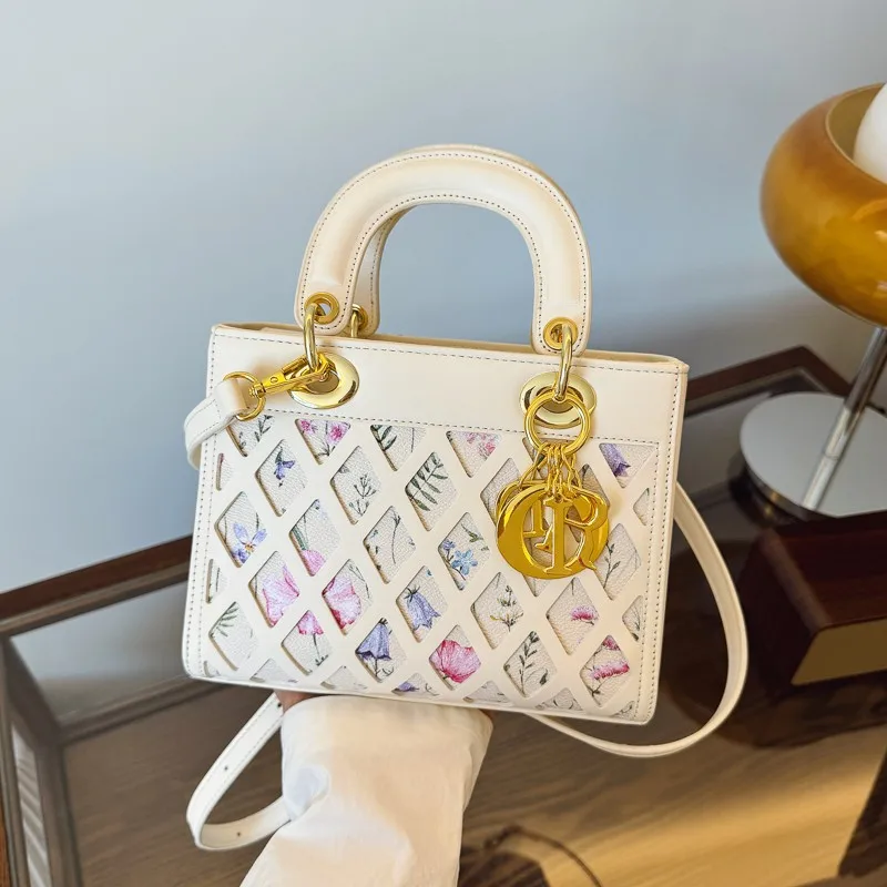 여성용 우아한 가죽 클러치 백 미니, 파리 디자이너에서 영감을 얻은, 문자 로고가 있는 심플한 빈티지, 세련된 레저 액세서리