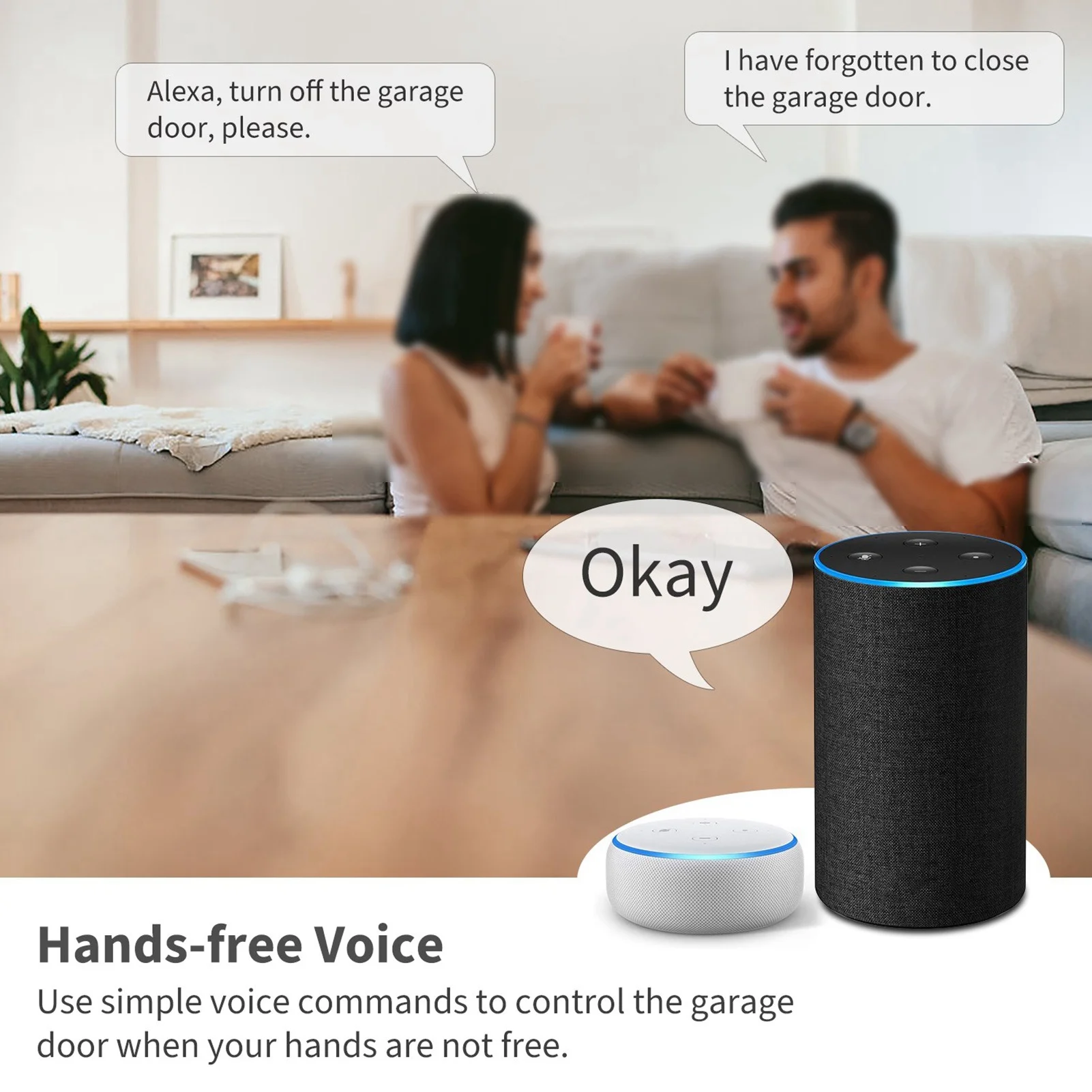 Smart Garage Opener Smart Garage Door Controller Intelligent WIFI Garage Door  Wireless Voice APP Remote Control for