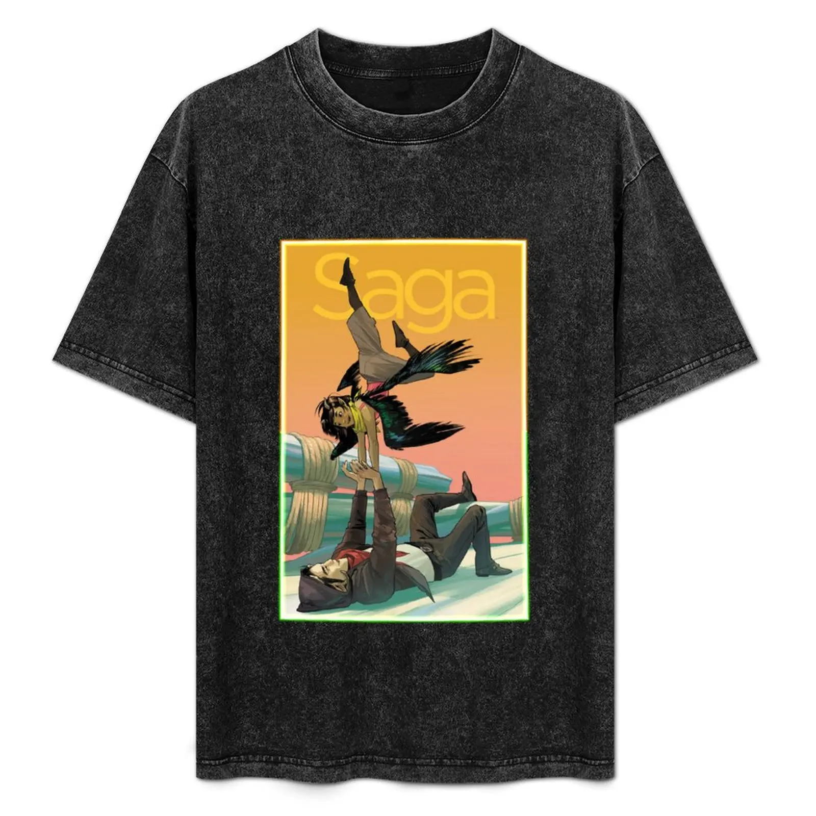 

Saga Comic #8 T-Shirt cotton man t-shirts summer 2025 men clothing