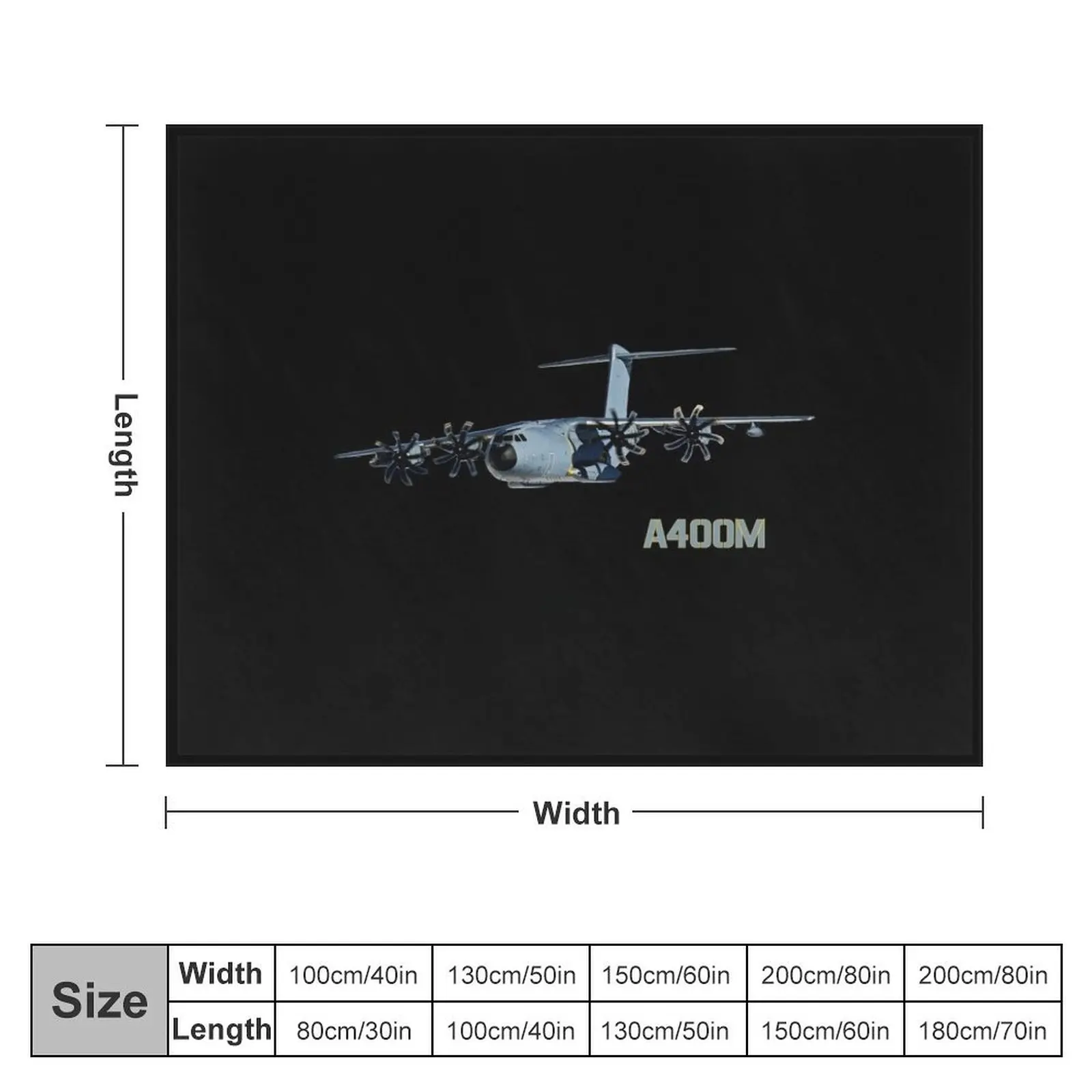 A400M military transport aircraft Throw Blanket Comforter Flannel for winter Thermals For Travel Blankets