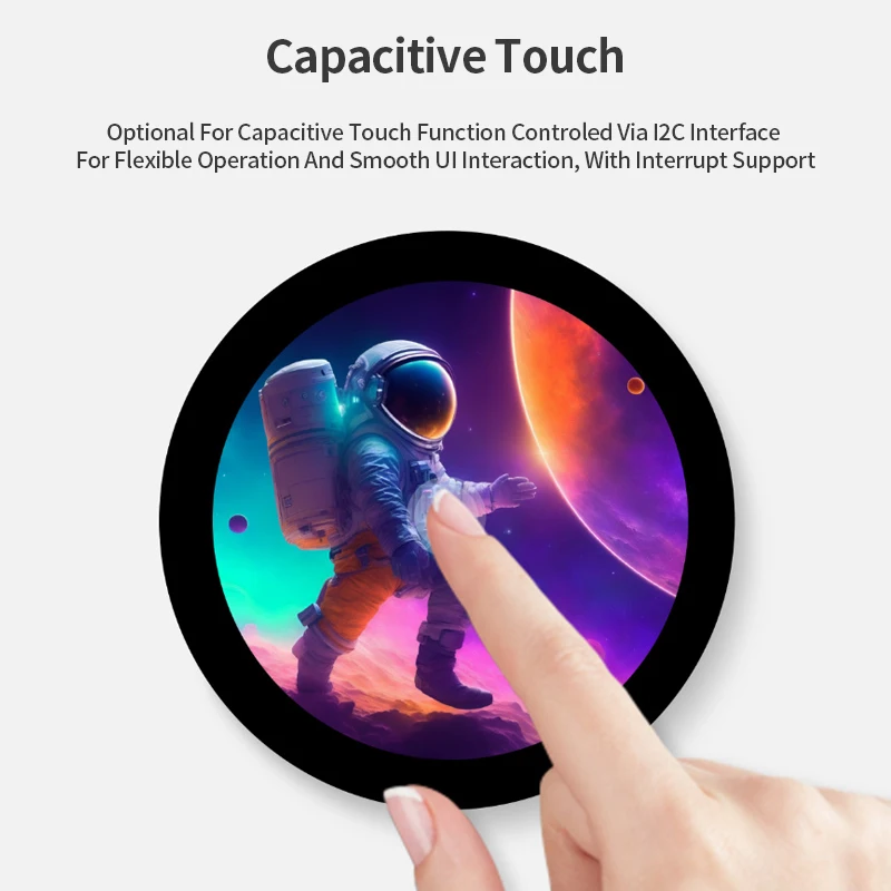 ESP32-S3 1.85 Inch Round Display Development Board 32-bit LX7 Dual-core Processor 360x360 Screen Supports WiFi & Bluetooth