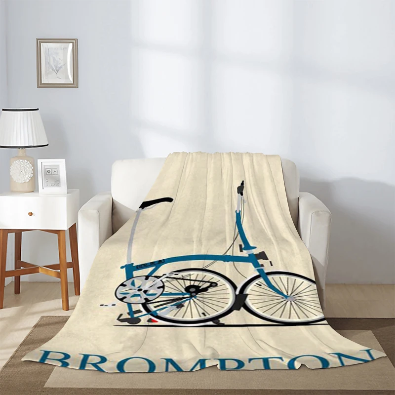 Summer Comforter B-Brompton Throw Blanket Sofa Blankets for Bed Fluffy Soft Blankets & Throws Furry Double Decorative Logo Home