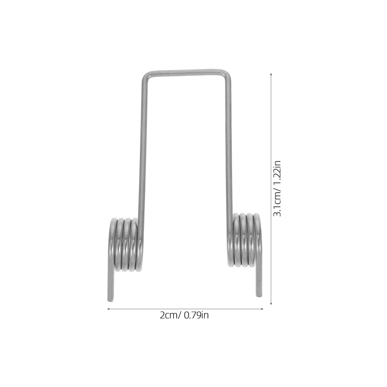 2 Pcs Spring Accessories for Trash Can Lid Torsional Springs Replacing Rubbish Replaceable Small