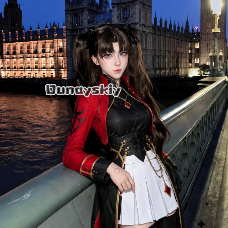KS*22 Honkai Star Rail X Fate Tosaka Rin Veste d'uniforme scolaire Costume de cosplay Tenue de jeu Robe Tenue de soirée pour femme